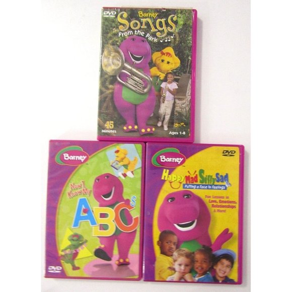 Lot of 3 Barney & Friends DVDs Kids Educational PBS Song Dancing Purple Dinosaur - Picture 9 of 9